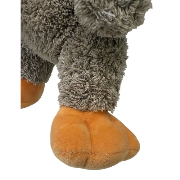 Kellytoy Plush Duck Stuffed Animal 12" Brown Orange Gingham Bow Soft Cuddly 3+ - Picture 8 of 8